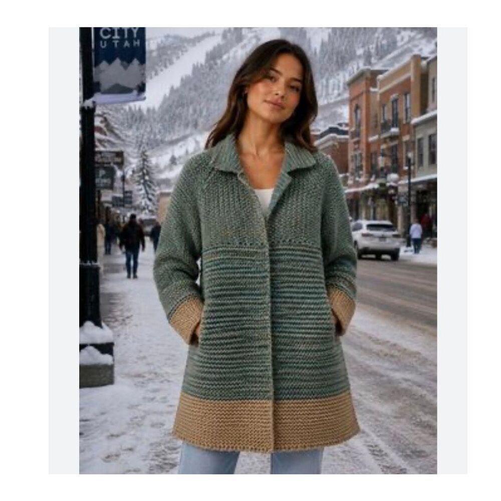 Sundance Selina chunky knit cardigan size XS